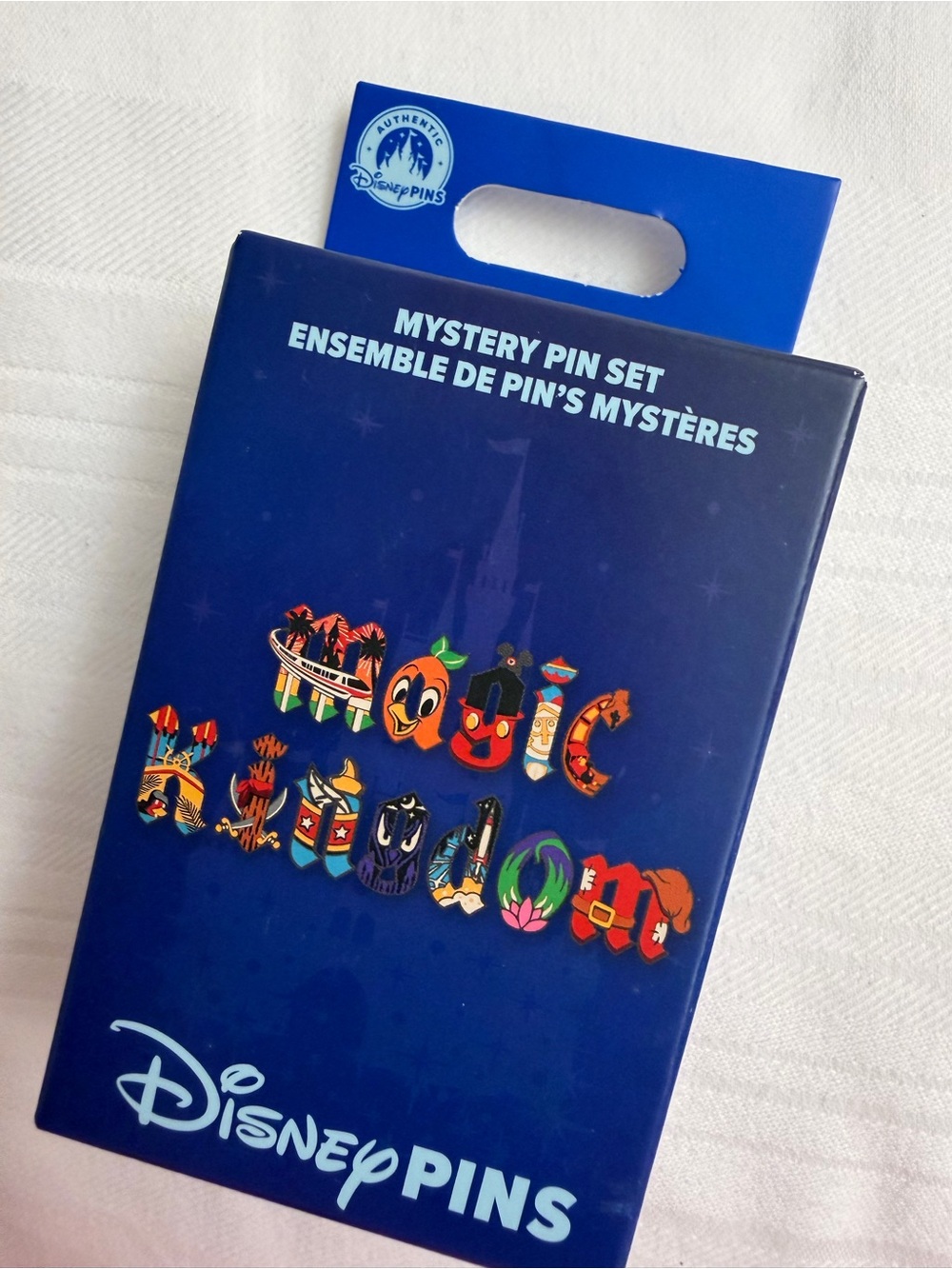 Disney magic kingdom Mystery box Pin Set 2 sealed pins